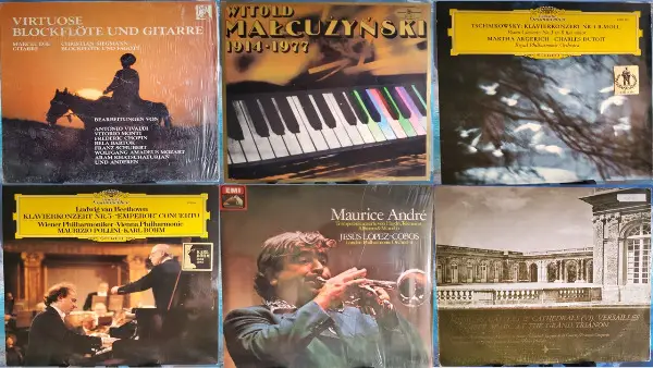 Alte Schallplatten-Sammlung Klassisch 33RPM