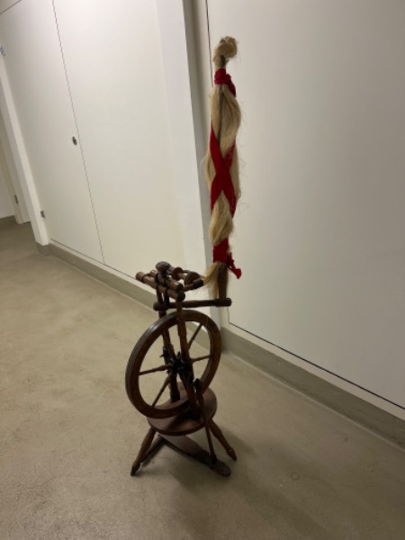 altes Spinnrad
