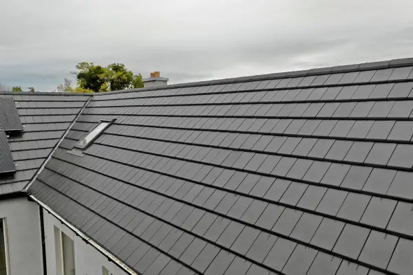 Glattziegel Black Matt 457x285mm