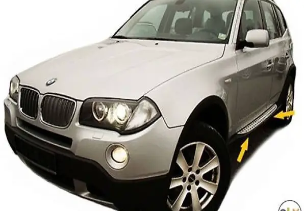 BMW X3 E83 04-10 EINSTIEGE SCHWELLER ALU TRITTBRETTER