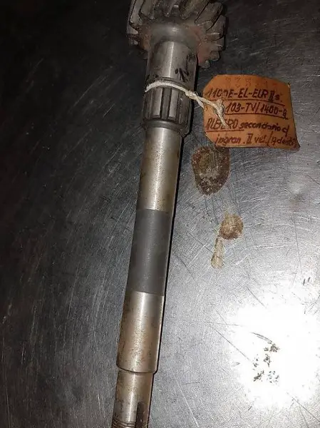 Fiat. Albero secondario ingranaggio