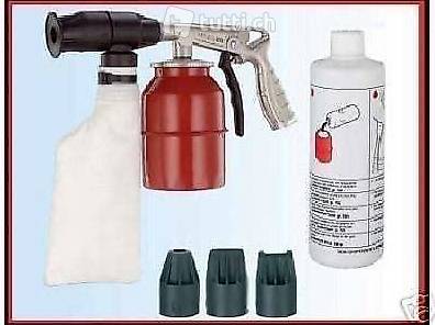  NEU Sandstrahlpistole Strahlfux staubfrei Sandstrahl-Set