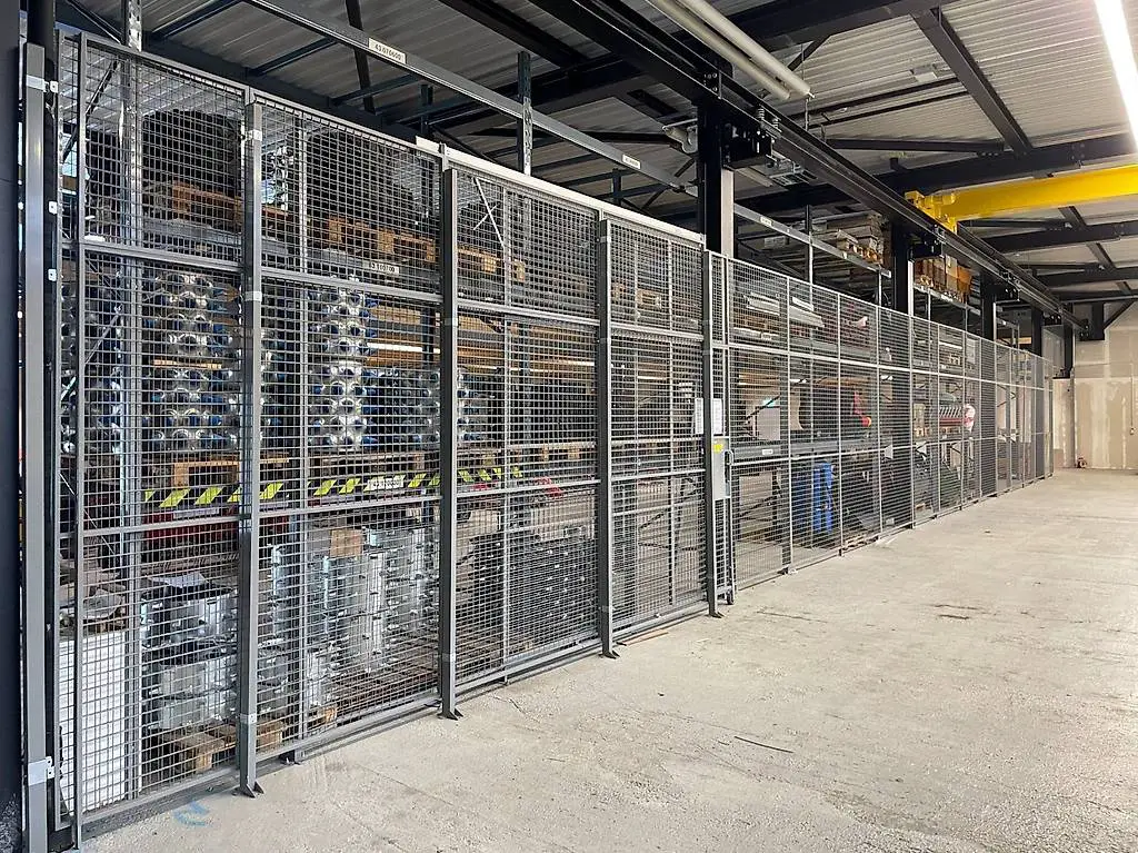 Trennwandsystem Gitter Schutzzaun Zaungitter ca. 6.3 Meter