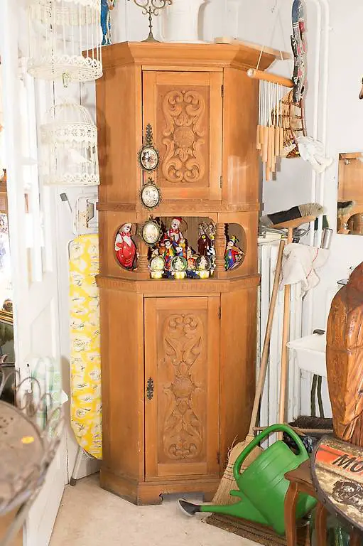 Buffet Eckbuffet Eiche, Schweden, antik