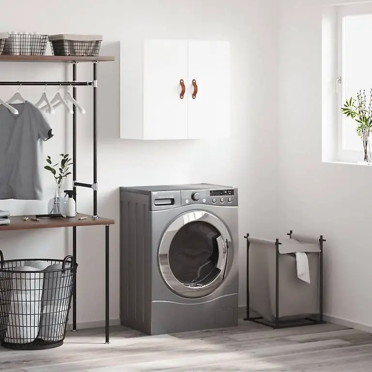 Wandschrank Hochglanz-Weiss 60x31x60 cm Holzwerkstoff