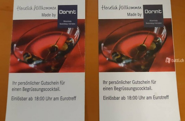 2 Begrüssungscocktail im Hotel Dorint, Beatenberg