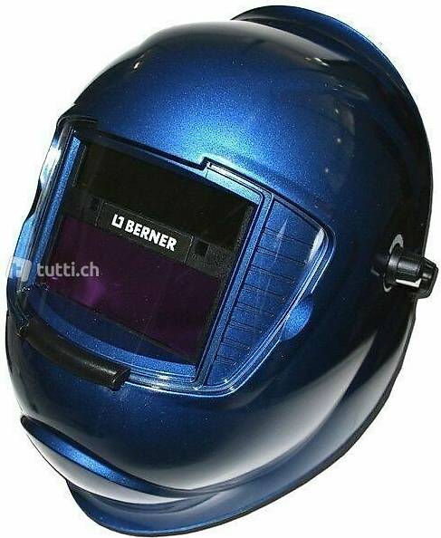  Eyerex Schweisshelm blau automatisch