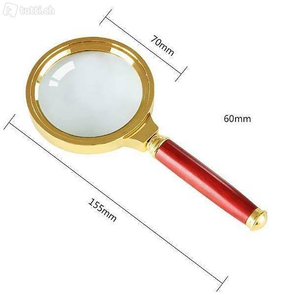  Leselupe Lupe Vergrösserungsglas Vergrösserungsglas 6X 60mm L