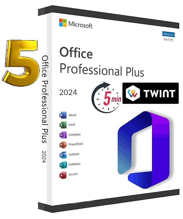 5x Microsoft Office 2024 Professional Plus | ITALIANO ESD