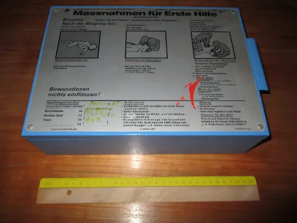 Wandapotheke Verbandkasten Notfallapotheke