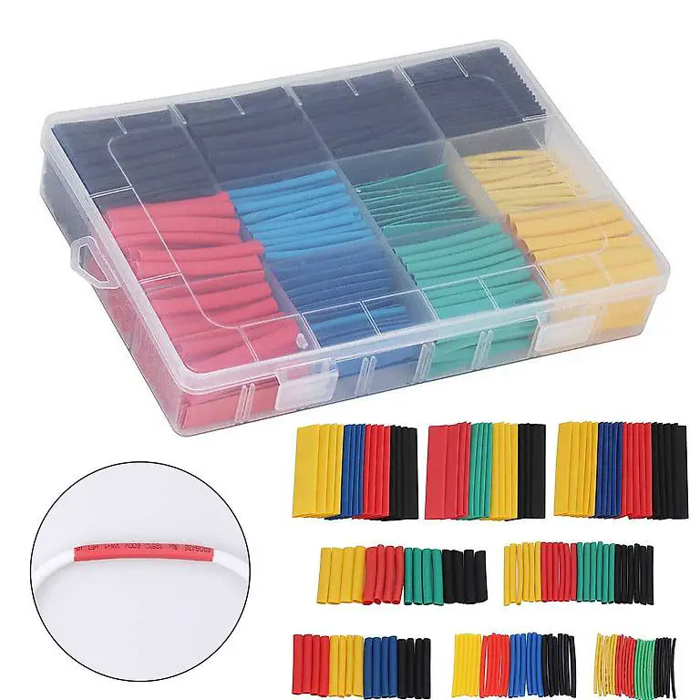 Portofrei Schrumpfschlauch Set 560tlg Sortiment Plastikbox
