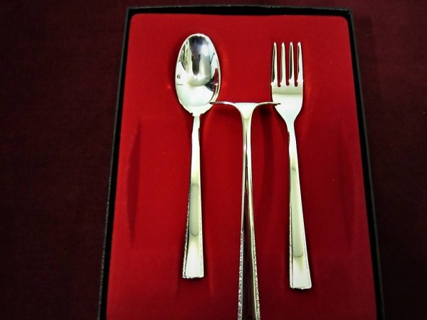  Babybesteck versilbert 3teilig Reiner