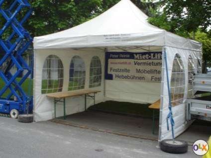 Raucherzelt, Schnellzelt mieten