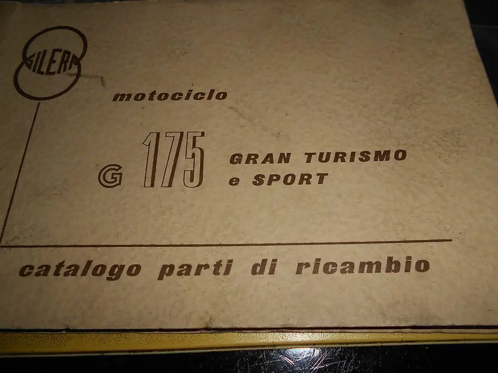 Gilera 175 Ersatzteil Katalog
