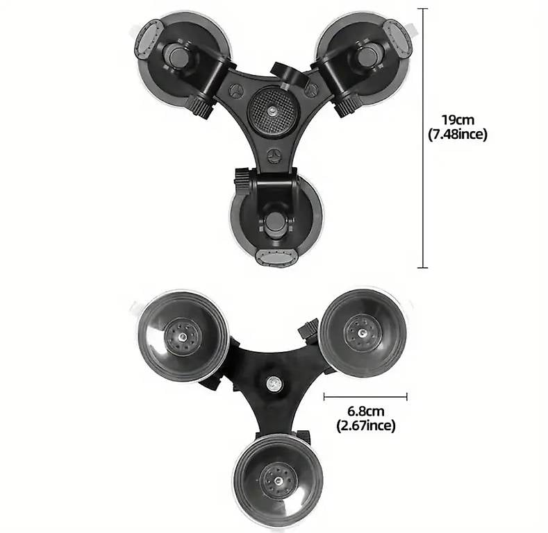 Vakuum Kamerahalterung (Insta 360, Go Pro, DJI Aktion )