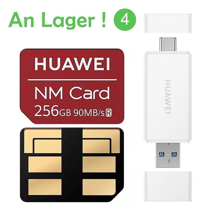 Huawei Nanomemory Speicherkarte 256GB + Speicherkartenleser