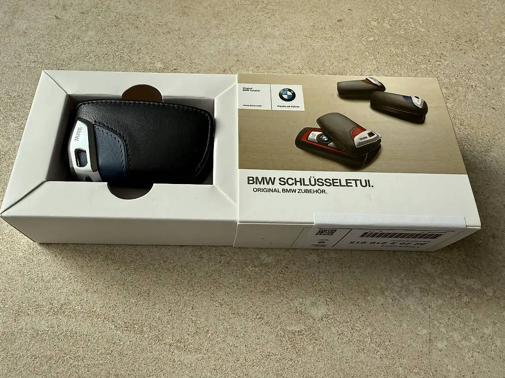 BMW Schlüsseletui aus echtem Leder