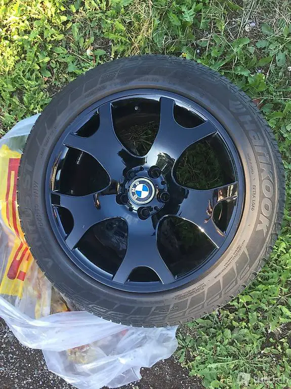 BMW X5 19Zoll Felgen in schwarz Lackiert