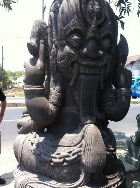  Ganescha Stein Statue Feng Shui Design Ganeshasteinskulptur