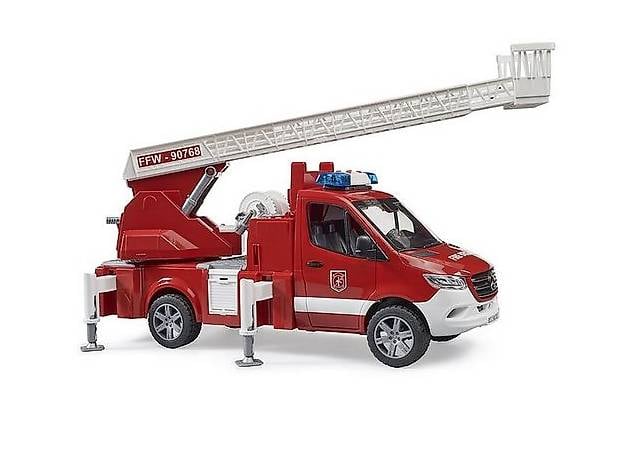 Bruder 02673 MB Sprinter Feuerwehr mit Drehleiter
