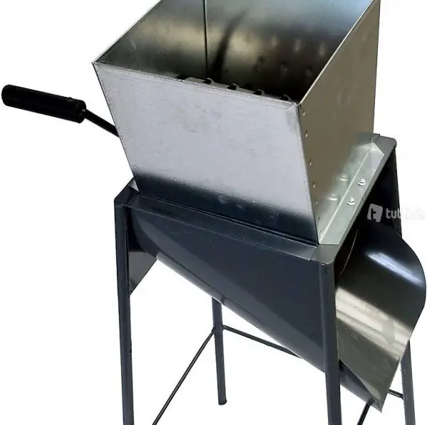  Rübenmühle mit Fussgestell 80x26x28cm