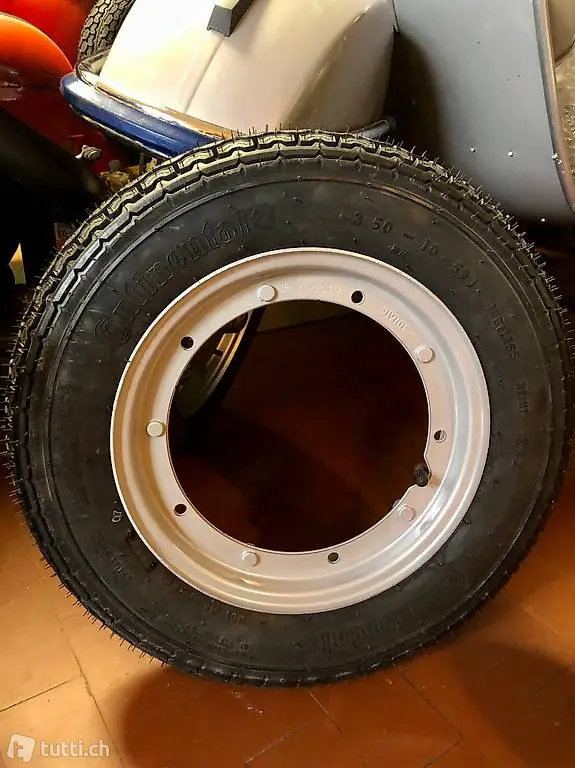Neues VESPA Piaggio Rad (3.50x10) Continental