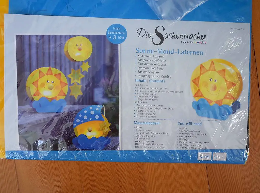 NEU: Bastelset für 3 Laternen