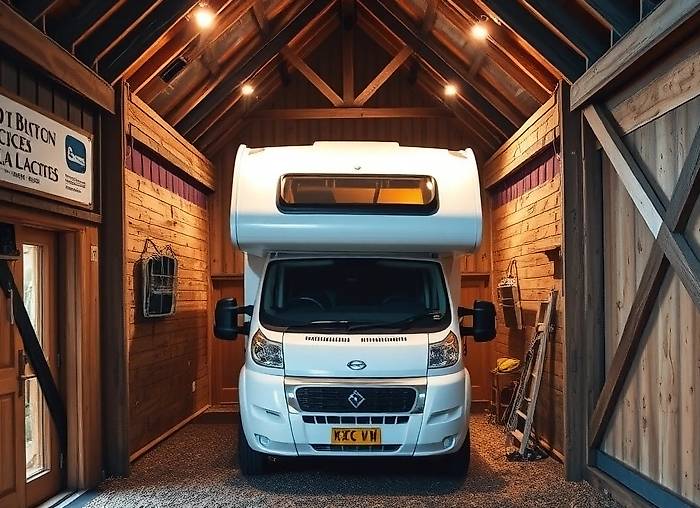 Einstellplatz für Wohnmobil, Anhänger, Oldtimer