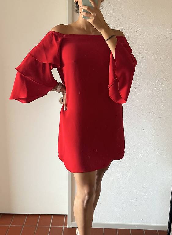 Rote Kleid - Gross 36/38