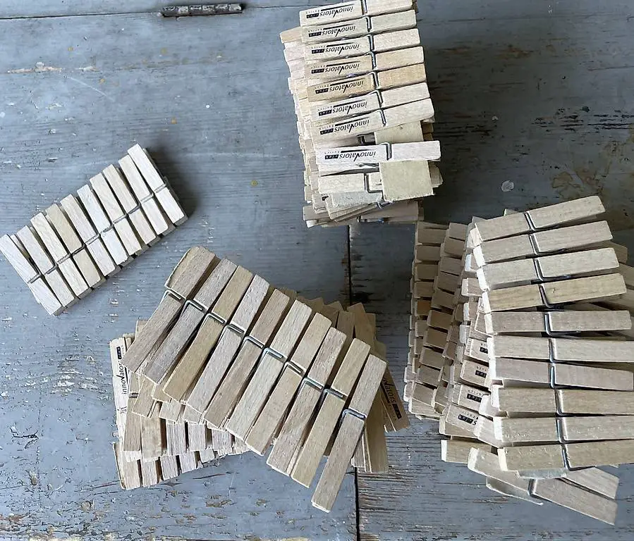 Wäscheklammern holz