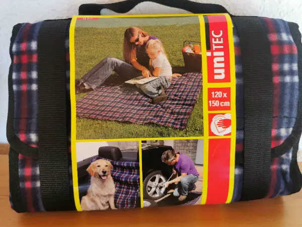 NEUE Autodecke, Picknickdecke.120x150 cm