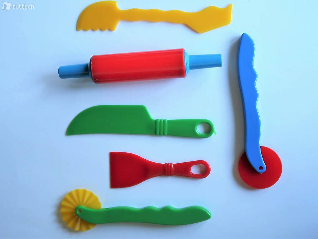 Kinder Knetwerkzeug 6-teilig