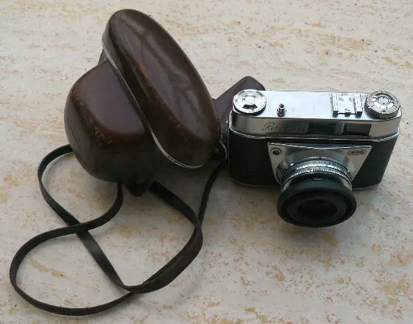 Kodak Retinette 1A, Vintage Kamera mit Etui