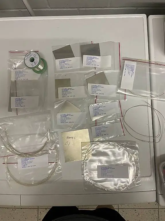 Silberblech Silberplatte Silberdraht