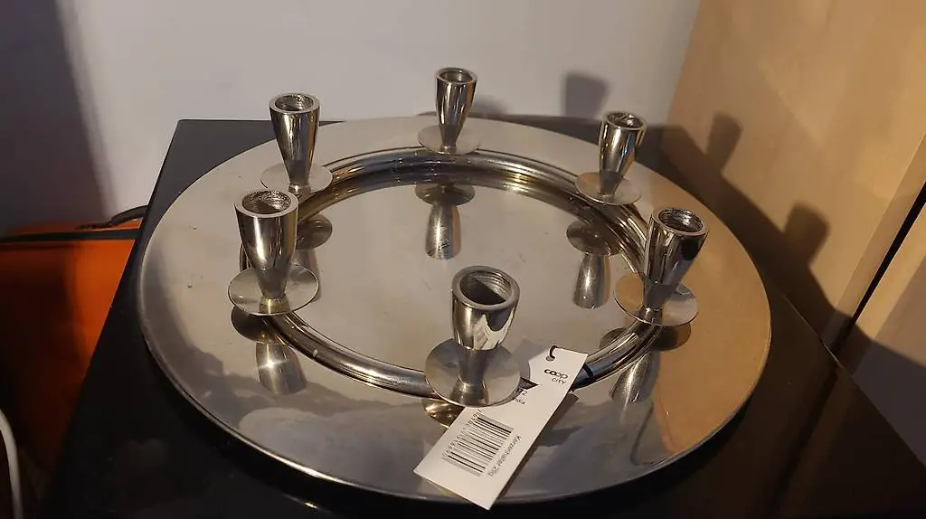 Centro tavola con candelabro