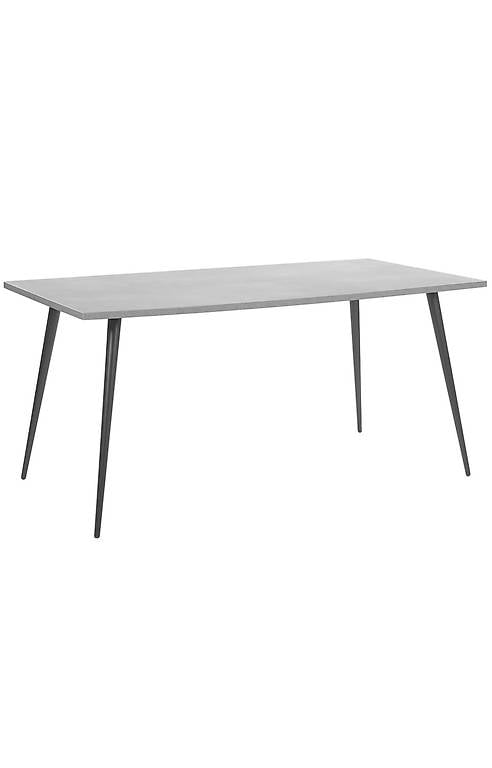 Esstisch Grauer Betoneffekt 160 cm 80 cm