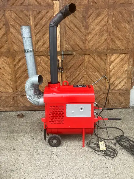 Bauheizung-Warmluftofen-Krüger