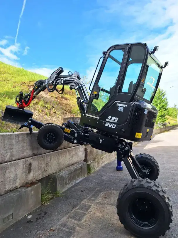 Pelle araignée Euromach R25 2WD