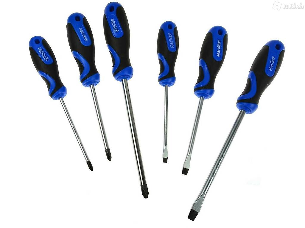  Set mit 6 GEKO-Schraubendrehern