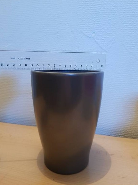 grauer Blumentopf NEU