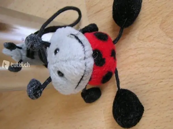 Stofftier Marienkäfer