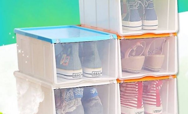  Portofrei 12 x Schuh Box kasten Aufbewahrung