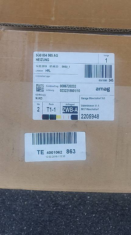 standheizung golf vw