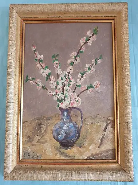  Blumen Ölbild Stilleben Egli 48