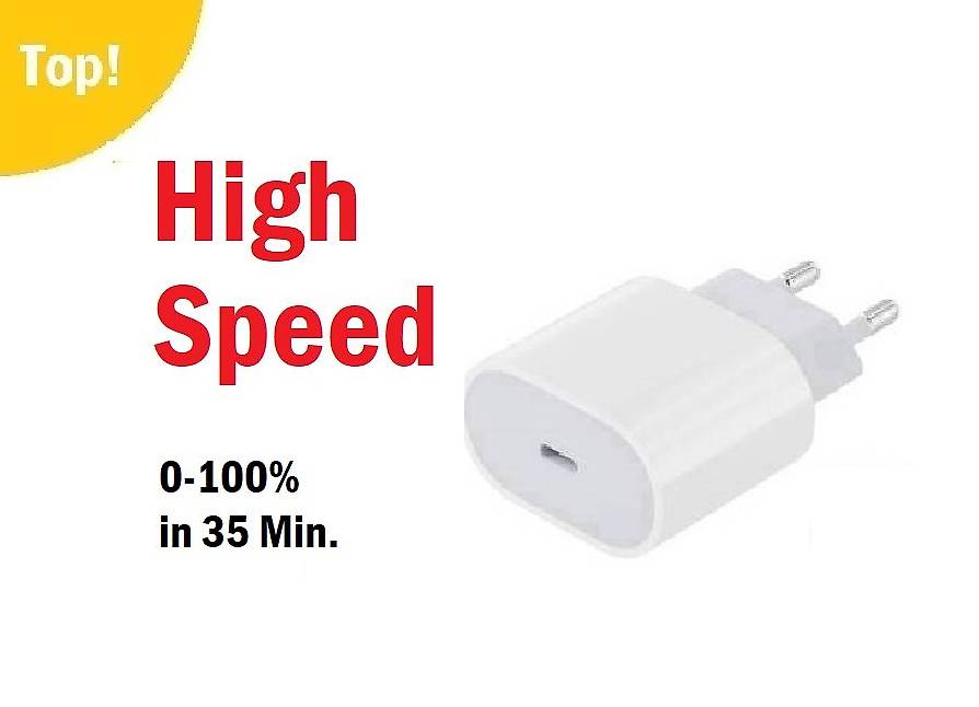 HIGH SPEED Power Adapter Netzteil Ladegerät iPhone + Android