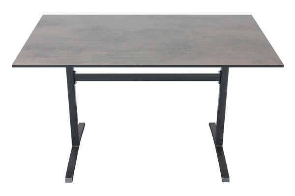 Gardeko Gartentisch 130x80 HPL rostbraun Bistrotisch neu