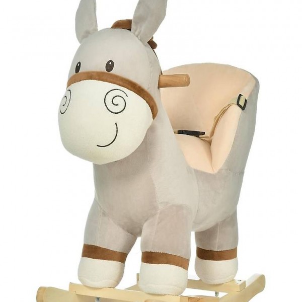  Kinder/Baby Schaukelpferd Esel Spielzeug 18-36 Monate Grau