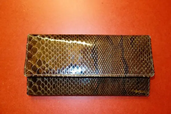 Geldbörse Handbörse Schlangenhaut 50ger Jahre vintage