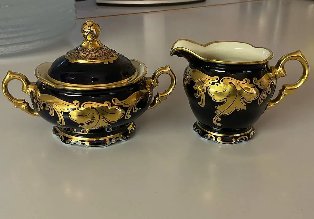 Echt Kobalt, KPM Porzellan-Set