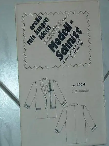 Neu: Orella Modell-Schnitt - Hosenanzug Gr. 36-50